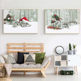 Paint by Numbers Christmas Cat